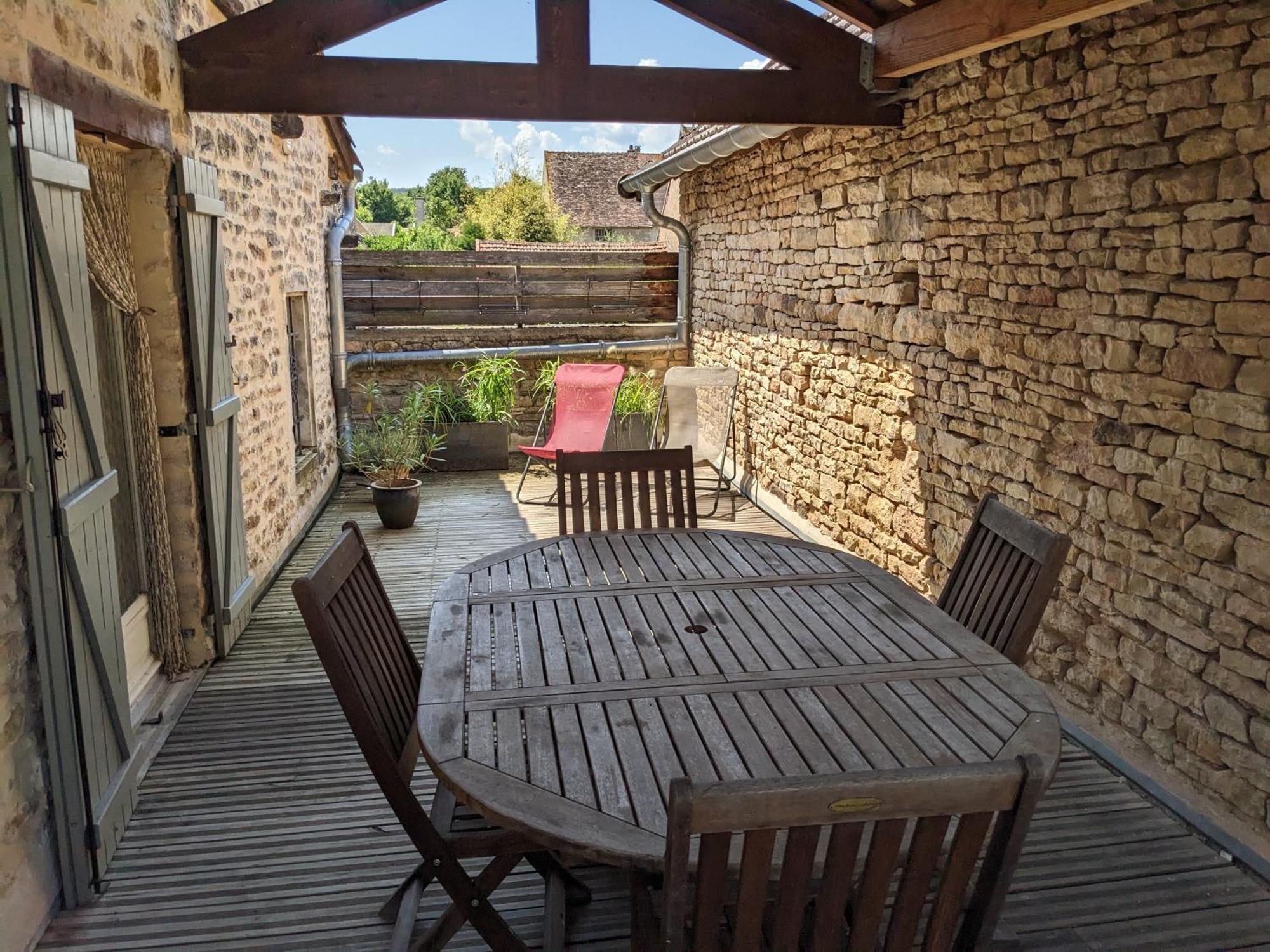 La Terrasse - Old Winemaker'S Cottage In St Gengoux Saint-Gengoux-le-National Exterior photo