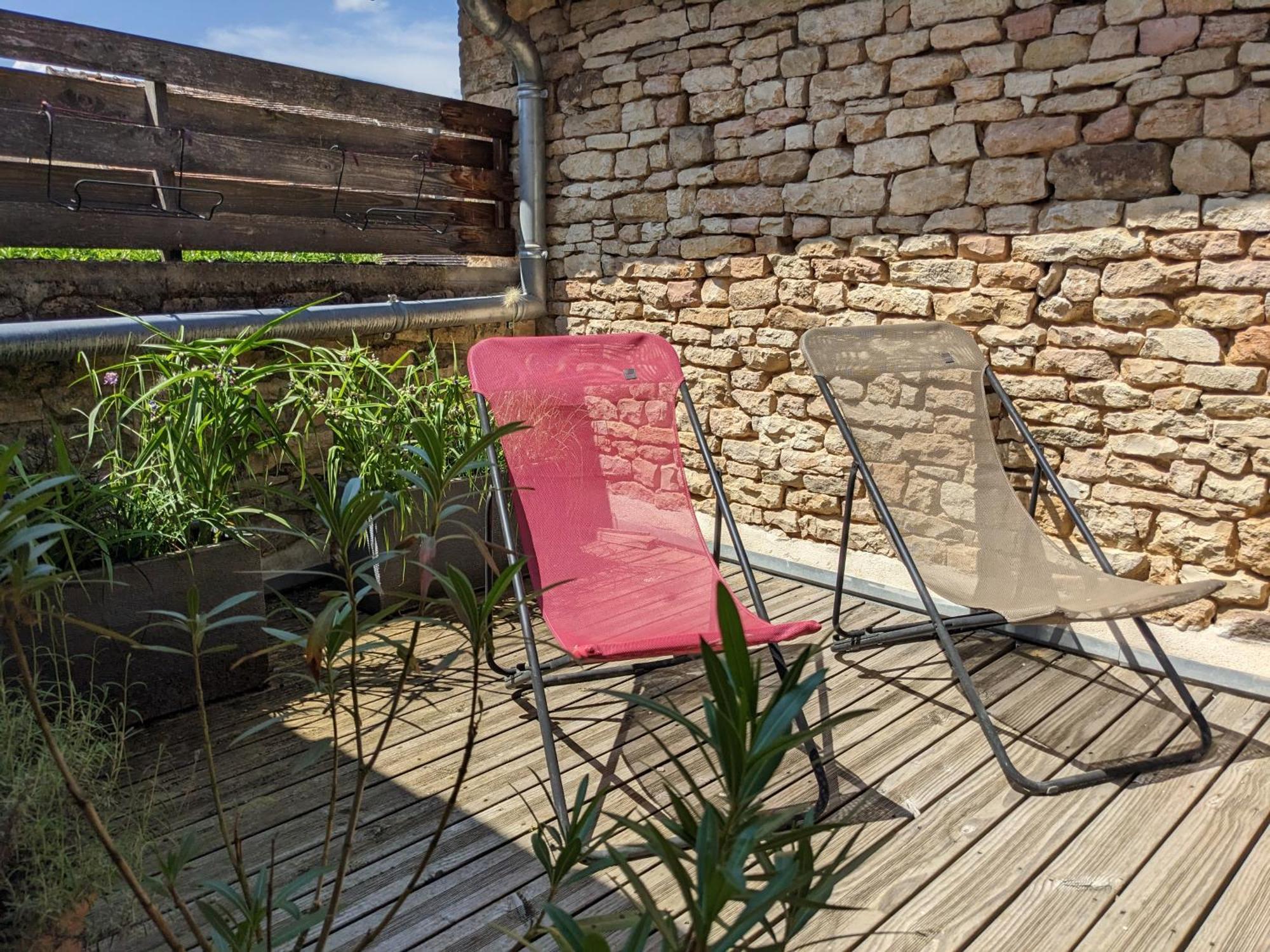 La Terrasse - Old Winemaker'S Cottage In St Gengoux Saint-Gengoux-le-National Exterior photo